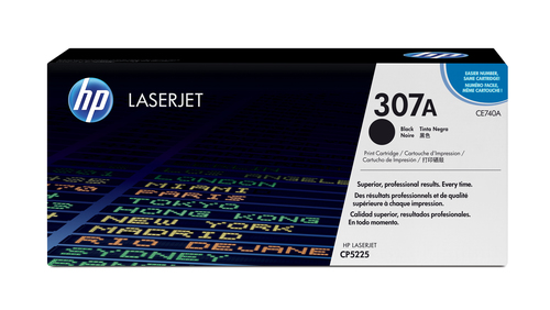 HP 307A Black Standard Capacity Toner 7K pages for HP Color LaserJet CP5225 - CE740A
