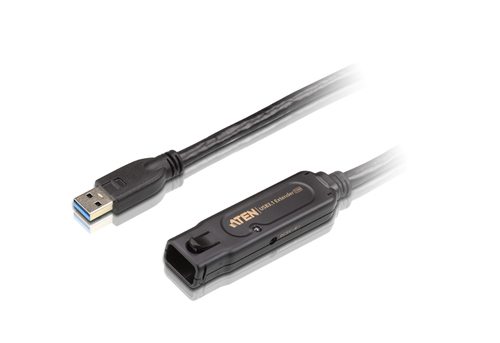 ATEN UE3315 USB kabelis USB 3.2 Gen 1 (3.1 Gen 1) 15 m USB A Melns