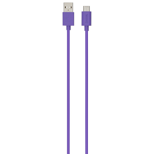 Hama 00187251 USB кабель USB 2.0 0,75 m USB A USB C 0,48 Gbit/s Пурпурный
