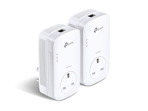 TP-Link TL-PA8010PKIT Powerline Starter Kit – 1-Port Gigabit, 1300Mbps, Passthrough, UK Plug, New - image 1