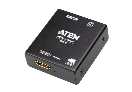 ATEN VB800-AT-E AV pagarinātājs Audio/video raidītājs un uztvērējs Melns