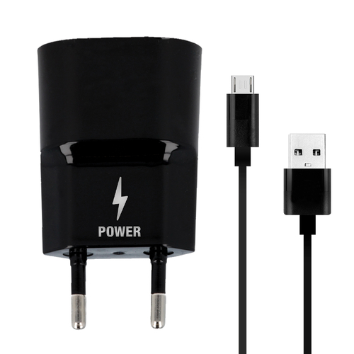 Area TC1A1UKMICK PDA/mobīlo telefonu lādētājs Universāls Melns AC, USB Iekštelpas