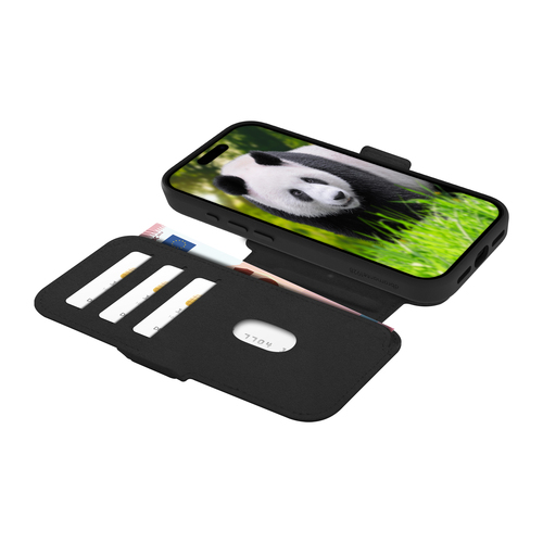 DBramante1928 Lynge iPhone 17 Pro Book Case Leer met MagSafe Zwart, afbeelding 2