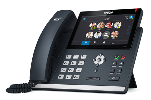 Yealink T48S Skype for Business Edition IP tālrunis Melns