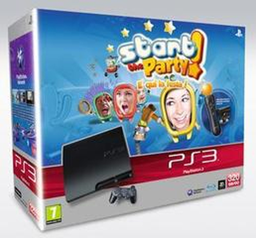 Sony Interactive Entertainment 320GB PlayStation 3 Slim + Start Party: Move Bundle