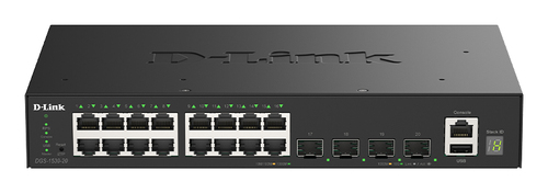 D-Link 20-Port Gigabit Stackable Smart Managed Switch with