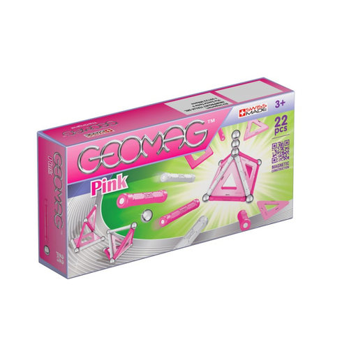 Geomag Panels Pink 22 pcs Žaislas su neodimio magnetais