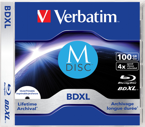 Verbatim MDISC Lifetime archival BDXL 100GB - 1er-Pack Jewel Case