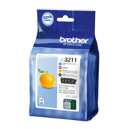 Brother LC3211 Inkjet Cartridge Multipack Cmyk LC3211VAL - image 2