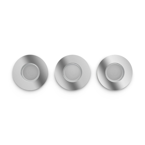 Philips Hue Adore badkamerinbouwspot White Ambiance - rond - Chroom 3-pack + dimmer, afbeelding 2