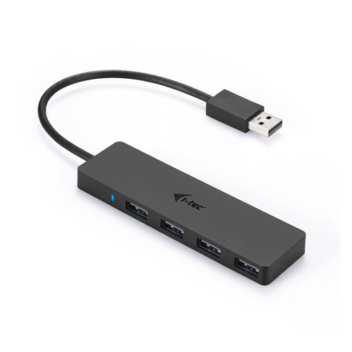 i-tec U2HUB404 jaotur USB 2.0 480 Mbit/s Must