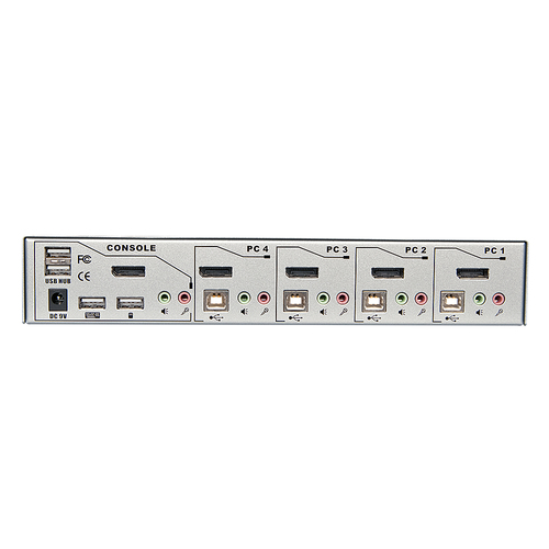 Lindy KVM Switch Pro DisplayPort USB 2.0 Audio - KVM  audio  USB switch, afbeelding 3
