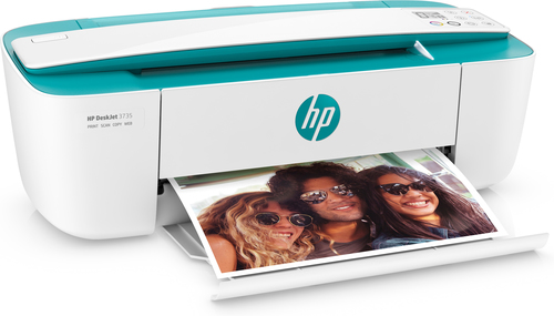 Canberra Recycle comfortable Specs HP DeskJet 3735 All-in-One Printer, Home, Print, copy, scan,  wireless, Scan to email/PDF; Two-sided printing Multifunction Printers  (T8X10B)