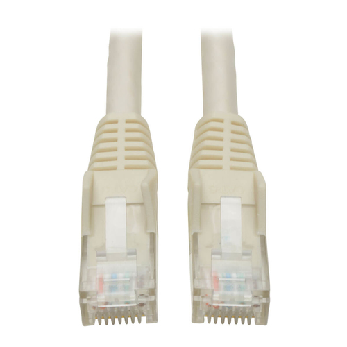 Tripp Lite Cat6 GbE Gigabit Ethernet Snagless Patch Patch Cable UTP blanco RJ45 M / M 4ft 4 &#39; - N201-004-WH