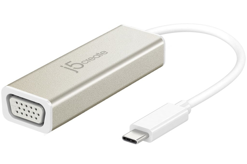 j5create JCA111 USB grafiskais adapteris 1920 x 1080 pikseļi Alumīnijs, Balts