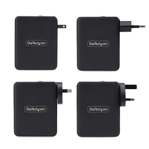 StarTech.com 140W USB-C Wall Charger, USB-CUSB-A, PD GaN Power Adapter - Netspanningsadapter, afbeelding 5