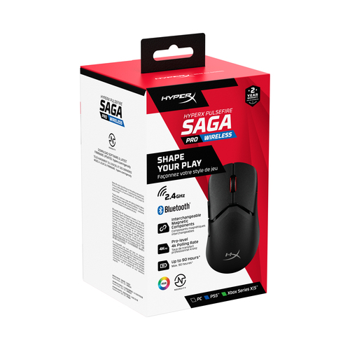 HyperX Pulsefire Saga Pro Rgb Wireless Gaming Mouse, New - image 2