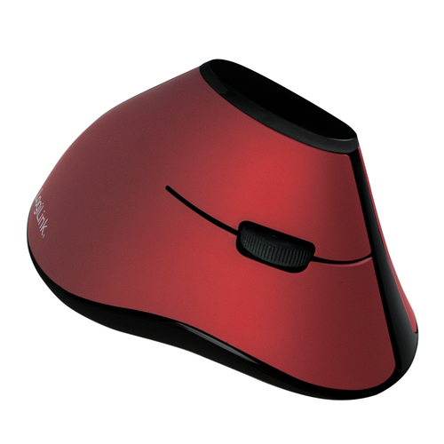 Logilink muis Ergonomisch Vertical 5 toetsen 1000dpi rot, afbeelding 4