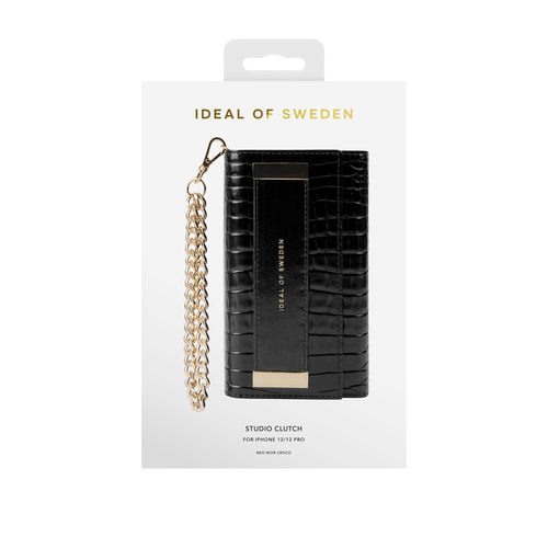 iDeal of Sweden Studio Clutch iPhone 12/12P Neo Noir Croco – image 5