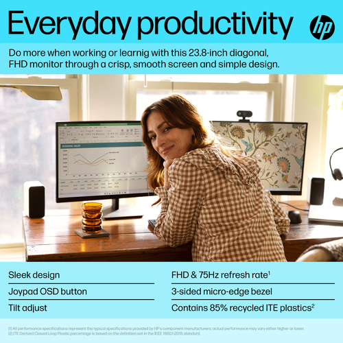 HP V24v G5 FHD Monitor – image 3