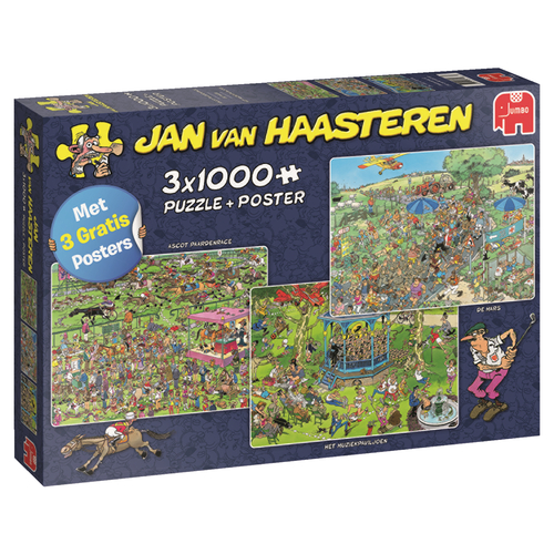 Jan van Haasteren 3 x 1000 pieces