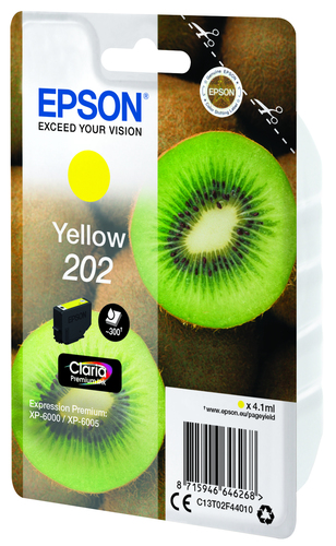 Epson 202 Premium Ink Claria Kiwi Yellow C13T02F44010 - image 3