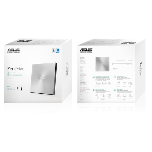 ASUS ZenDrive U9M (SDRW-08U9M-U) externe dvd-brander, afbeelding 6