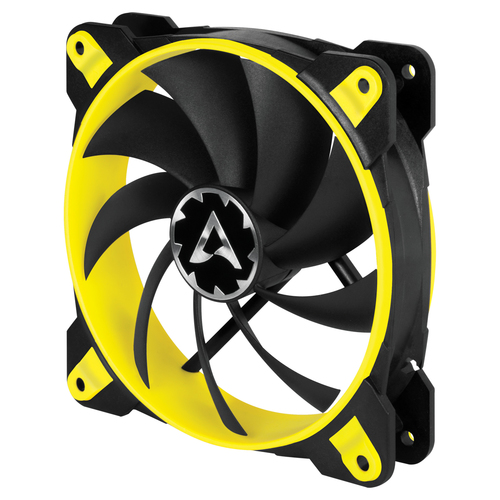 ARCTIC BioniX F120 Arvuti korpus Ventilaator 12 cm Must, Kollane 1 tk