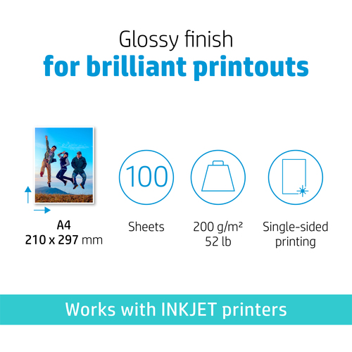 Original HP A4 Everyday Photo Paper Glossy (100sh) 200gsm - image 6