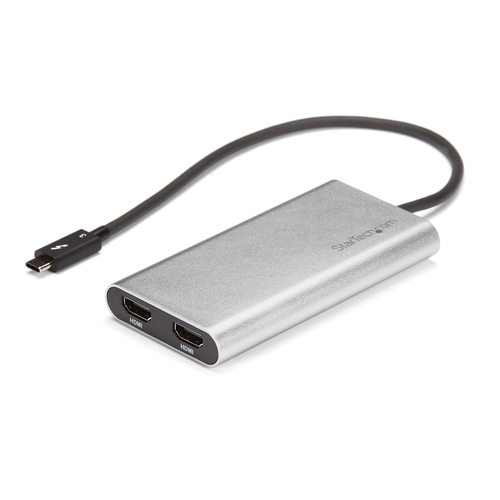 ADAPTADOR VIDEO THUNDERBOLT 3 A  A DOBLE HDMI 4K60 MAC Y WIN - Código: TB32HD24K60 | Compra en Guadalajara