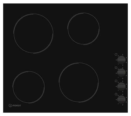 Indesit RI 860 C Electric 58 cm Ceramic Hob - Black - image 1