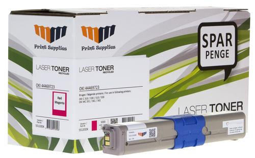 MM Magenta Laser Toner - OKI 44469723 - For OKI C 3x0 / 5x0 / MC 351 / 361 / 561 – image 1