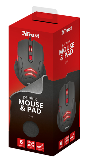 Specs Trust Ziva Mouse Usb Type A Optical 3000 Dpi Mice