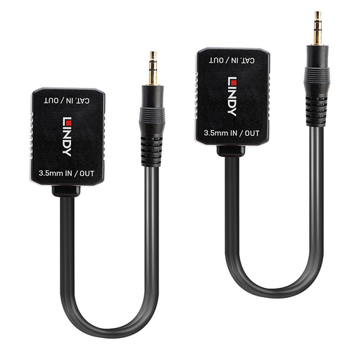 Lindy 70450 AV transmitter & receiver Zwart audio/video extender, afbeelding 2