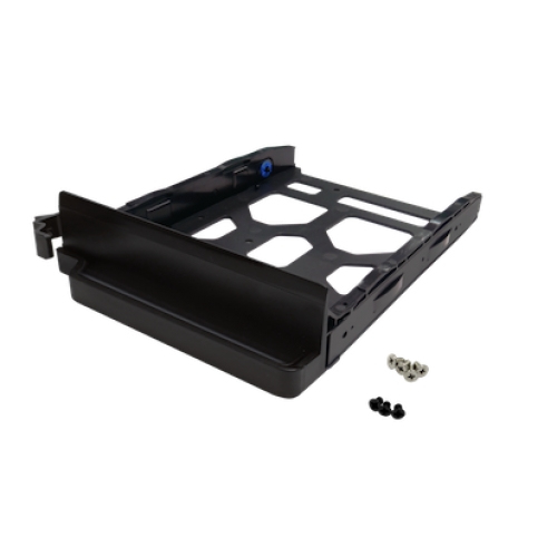 TRAY-35-NK-BLK04 QNAP TRAY-35-NK-BLK04 BLACK HDD TRAY V4 FOR 35 AND 25 DRIVES WITHOUT KEY LOCK BLACK PLASTIC WITH 6 X SCREWS FOR 25 HDD TOOLESS