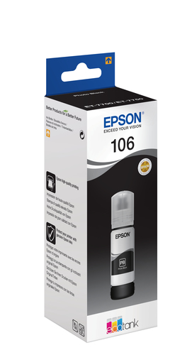 Epson 106 Ink Bottle EcoTank Photo Black C13T00R140 - image 2