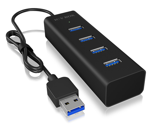ICY BOX IB-HUB1409-U3 4-port USB-hub, afbeelding 3