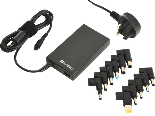 Sandberg Laptop AC Adapter Mini 100W UK