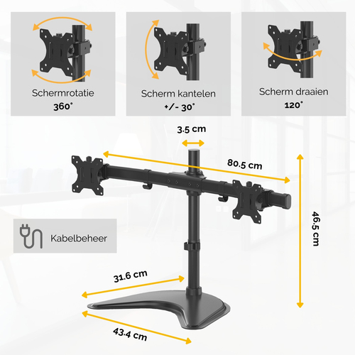 Fellowes Seasa - Monitorstandaard, afbeelding 2