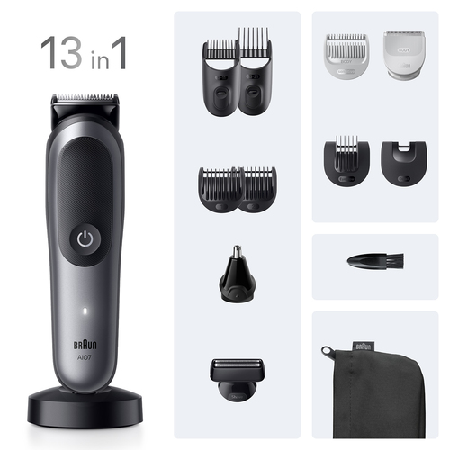 Braun Series 7 AIO7560 Wet & Dry All-in-One Body Groomer - Grey, Silver/Grey - image 7