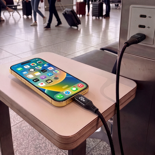 CLUB3D Veilige USB-C®-kabel met vermogensmeter, 240 W, geen dataoverdracht, 2 m, afbeelding 9