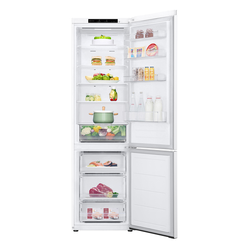 LG NatureFRESH GBV22L0ESW Fridge Freezer - White - E Rated – image 3