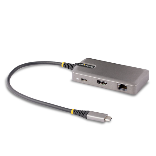 StarTech.com 103B-USBC-MULTIPORT док-станция для ноутбука Проводная USB 3.2 Gen 2 (3.1 Gen 2) Type-C Серый