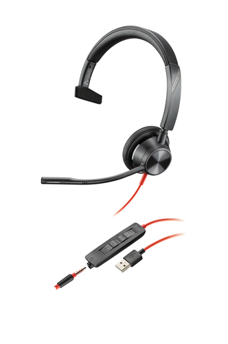 HP Poly Blackwire 3315 USB-A Headset – image 4
