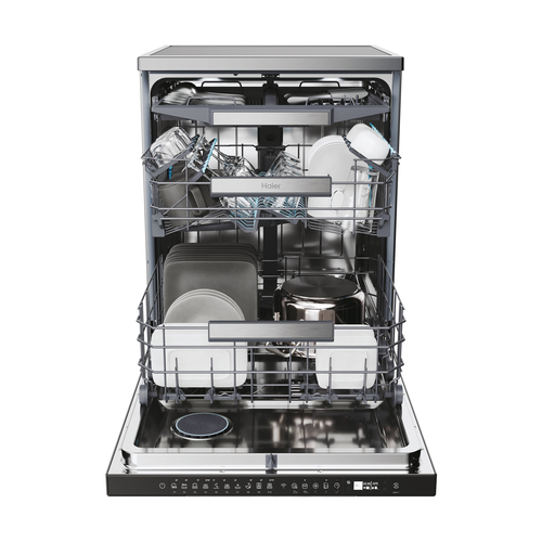 Haier I Pro Shine 5 XF6B0M3PDA Full-size WiFi-enabled Dishwasher - Graphite, Black - image 4