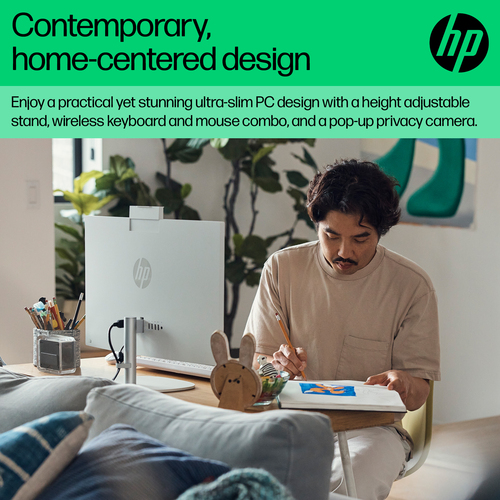 HP 24-CR0063NA Intel Core i3 8GB RAM 256GB SSD 23.8 Inch Windows 11 All-in-One PC - image 7