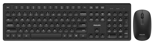 Philips 3000 series SPT6318B/38 keyboard Mouse included Home/Office RF Wireless Black