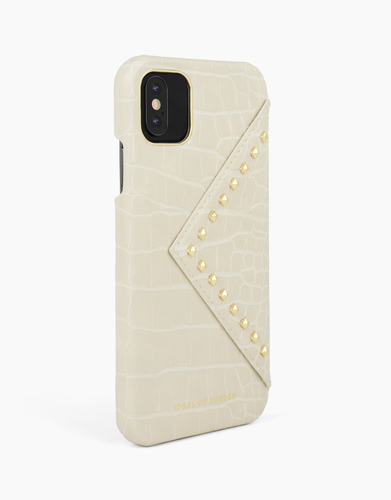 iDeal of Sweden Statement Case iPhone 11PM/XSM Beatstuds Cream Croco – image 6