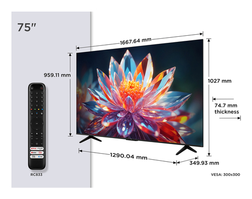 TCL T6C 75T6C TV