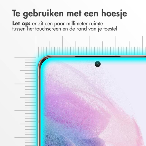 <div>Gebruik je kostbare smartphone zonder zorgen met deze Accezz Gehard Glas Screenprotector 2-pack! Om het scherm van jouw dure smartphone zo goed, afbeelding 3